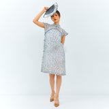 Ivory Bloom Cheongsam Dress