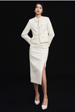 Solara Sumptuous Jacket Frog Buttons Elegant Cheongsam Qipao