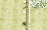 Peony 2-Piece Algae Green Lace Cheongsam Top