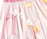 Sunflower 2-Piece Gradient Peach Pink Cheongsam Top