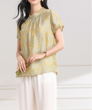 Ulyana Crabapple Pink Jacquard Cheongsam Top