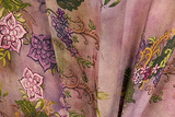 Clarice Blue Rice Pattern Silk Cheongsam Top