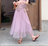 Equinox 2-Piece Purple Short-Sleeve Cheongsam Set