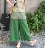 Geranium 2-Piece Butterfly Print Mesh Cheongsam Set