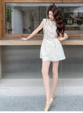 Susanna 2-Piece Embroidered Cheongsam Set