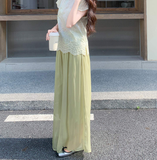 Sabella 2-Piece Green Jacquard Cheongsam Set