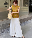 Carolina 2-Piece Floral Print Cheongsam Set