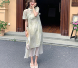 Eleonora 2-Piece Modern Cheongsam Overlay Set