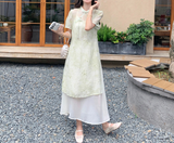 Eleonora 2-Piece Modern Cheongsam Overlay Set