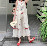 Narcissus 2-Piece Embroidered Cheongsam Set