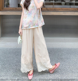 Ava 2-Piece Watercolor Embroidered Cheongsam Set