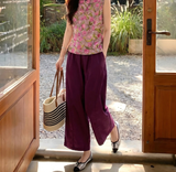 Oona 2-Piece Printed Top Cheongsam Set