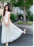Pansy 2-Piece Lace Sleeveless Cheongsam Set