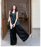 Eden 2-Piece Floral Ruffle Top Set Cheongsam