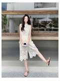 Gwen 2-Piece Lace Embroidered Cheongsam Set