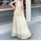 Ballad 2-Piece Embroidered Top Cheongsam Set