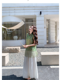 Kassandra 2-Piece Floral Print Cheongsam Top