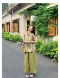 Yolanda 2-Piece Floral Short-Sleeve Cheongsam Set