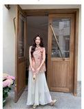 Grace 2-Piece Black Print Cheongsam Set