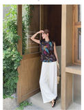 Hermione 2-Piece Dye Print Cheongsam Set