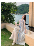 Emmanuelle 2-Piece Embroidered Cheongsam Set
