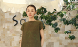 Daphne Linen Abstract Print Cheongsam Dress