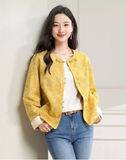 Cora Yellow Loose Cheongsam Top