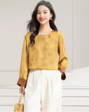 Primrose Loose Rayon Cheongsam Top