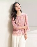 Yvette Lace Jacquard Cheongsam Top