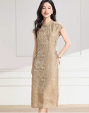 Ava Lace Slim-Fit Cheongsam Dress
