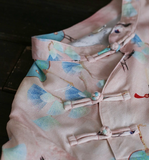 Meira Floral Print High-Slit Cheongsam Dress