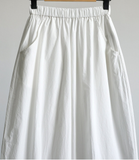 Henriette Wide-Leg Cotton Cheongsam Pants