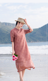 Josephina Crabapple Red Jacquard Cheongsam Dress