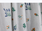 Altair Floral Embroidered Linen Cheongsam Dress