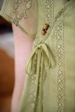 Ingrid Light Green Embroidered Cheongsam Top