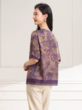 Atelier Floral Rayon Cheongsam Top