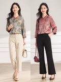 Yolanda Floral Print Mandarin Collar Cheongsam Top