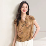 Aquamarine Lace Silk Cheongsam Top