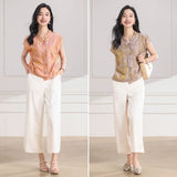 Wisdom 2-Piece Floral Print Cheongsam Set