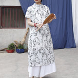 Glow Cotton Vintage Cheongsam Dress