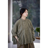 Celebrated Cotton Desolate Cheongsam Top