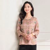 Tanzanite Lace Pattern Silk Cheongsam Top