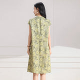 Crown Silk Cheongsam Dress