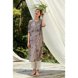 Melinda Floral Print Rayon Cheongsam Cardigan
