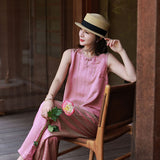 Nina Pink Jacquard Cheongsam Top