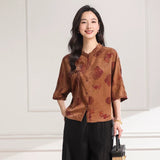 Ballad Lace Silk Cheongsam Top