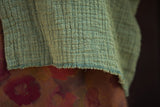 Antique Green Cotton Cheongsam Coat