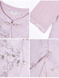 Aurelia Lace Mandarin Collar Cheongsam Top