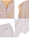 Wisdom 2-Piece Floral Print Cheongsam Set