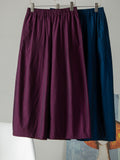 Henriette Wide-Leg Cotton Cheongsam Pants